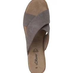s. Oliver 27212, Plateau-Pantoletten, Damen, taupe