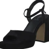 s. Oliver 28319, Plateau-Sandaletten, Damen, black