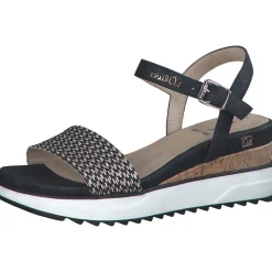 s. Oliver 28708-42, Plateau-Sandaletten, Damen, black