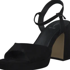 s. Oliver 28319, Plateau-Sandaletten, Damen, black