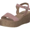 s. Oliver 28311, Plateau-Sandaletten, Damen, ROSE
