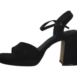 s. Oliver 28319, Plateau-Sandaletten, Damen, black