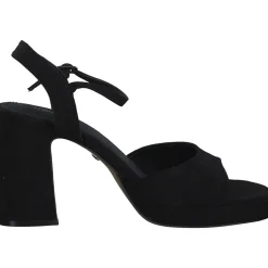 s. Oliver 28319, Plateau-Sandaletten, Damen, black