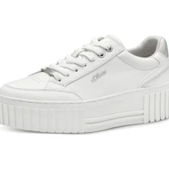 s. Oliver 23662, Schnürschuhe, Damen, WHITE