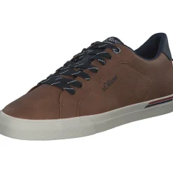 s. Oliver 13630, Sneakers Low, Herren, Braun/Blau
