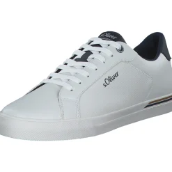 s. Oliver 13630, Sneakers Low, Herren, Weiß