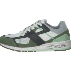 Scotch & Soda Vivex 24839937, Sneakers Low, Herren, grün/weiss/schwarz