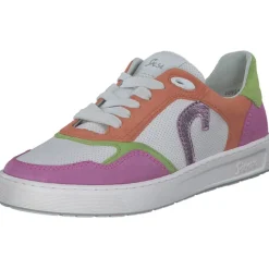 Sioux Tedroso 4099, Schnürschuhe, Damen, deeprose/snow/papay