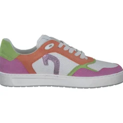 Sioux Tedroso 4099, Schnürschuhe, Damen, deeprose/snow/papay