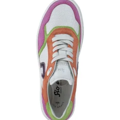 Sioux Tedroso 4099, Schnürschuhe, Damen, deeprose/snow/papay