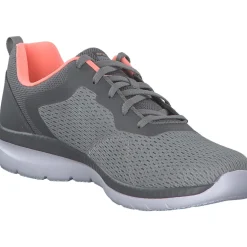 Skechers 12607 GYCL Bountiful Quick Path, Schnürschuhe, Damen, Grau