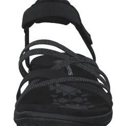 Skechers 163193, Keilsandaletten, Damen, Schwarz