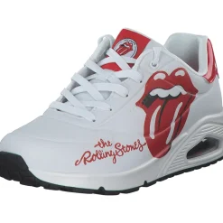 Skechers 177965, Schnürschuhe, Damen, white/red