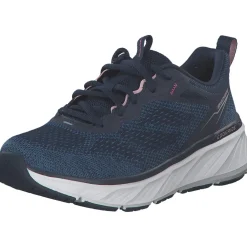 Skechers 150471, Schnürschuhe, Damen, NAVY KNIT / PINK TRIM