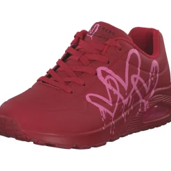 Skechers 177980, Schnürschuhe, Damen, red/pink