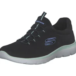 Skechers 150268, Schnürschuhe, Damen, schwarz