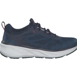 Skechers 150471, Schnürschuhe, Damen, NAVY KNIT / PINK TRIM