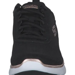 Skechers 150206, Schnürschuhe, Damen, Black mesh / rose gold