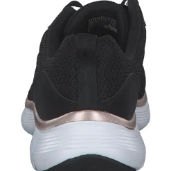 Skechers 150206, Schnürschuhe, Damen, Black mesh / rose gold