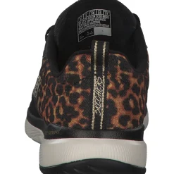 Skechers 13476, Sneakers Low, Damen, Schwarz (Black/Gold)