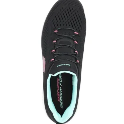 Skechers 149036, Sneakers Low, Damen, Schwarz (Black)