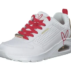 Skechers 177991 WRD Uno Lone Hearted, Schnürschuhe, Damen, White