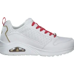 Skechers 177991 WRD Uno Lone Hearted, Schnürschuhe, Damen, White