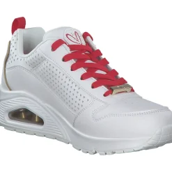 Skechers 177991 WRD Uno Lone Hearted, Schnürschuhe, Damen, White