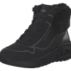 Skechers 167993-BKPW UNO RUGGED-FALL SHIMMER, Stiefeletten, Damen, BLACK