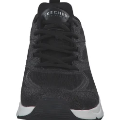 Skechers 177411-BLK TRES AIR UNO-GLIT AIRY, Schnürschuhe, Damen, BLACK GLITTER