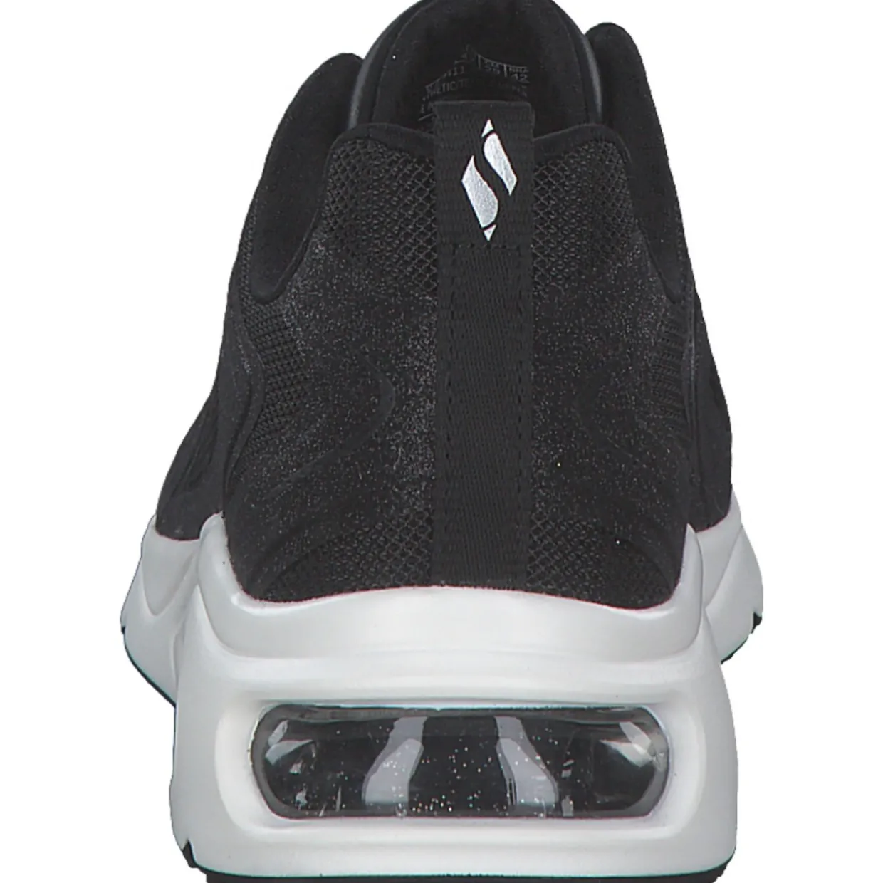 Skechers 177411-BLK TRES AIR UNO-GLIT AIRY, Schnürschuhe, Damen, BLACK GLITTER