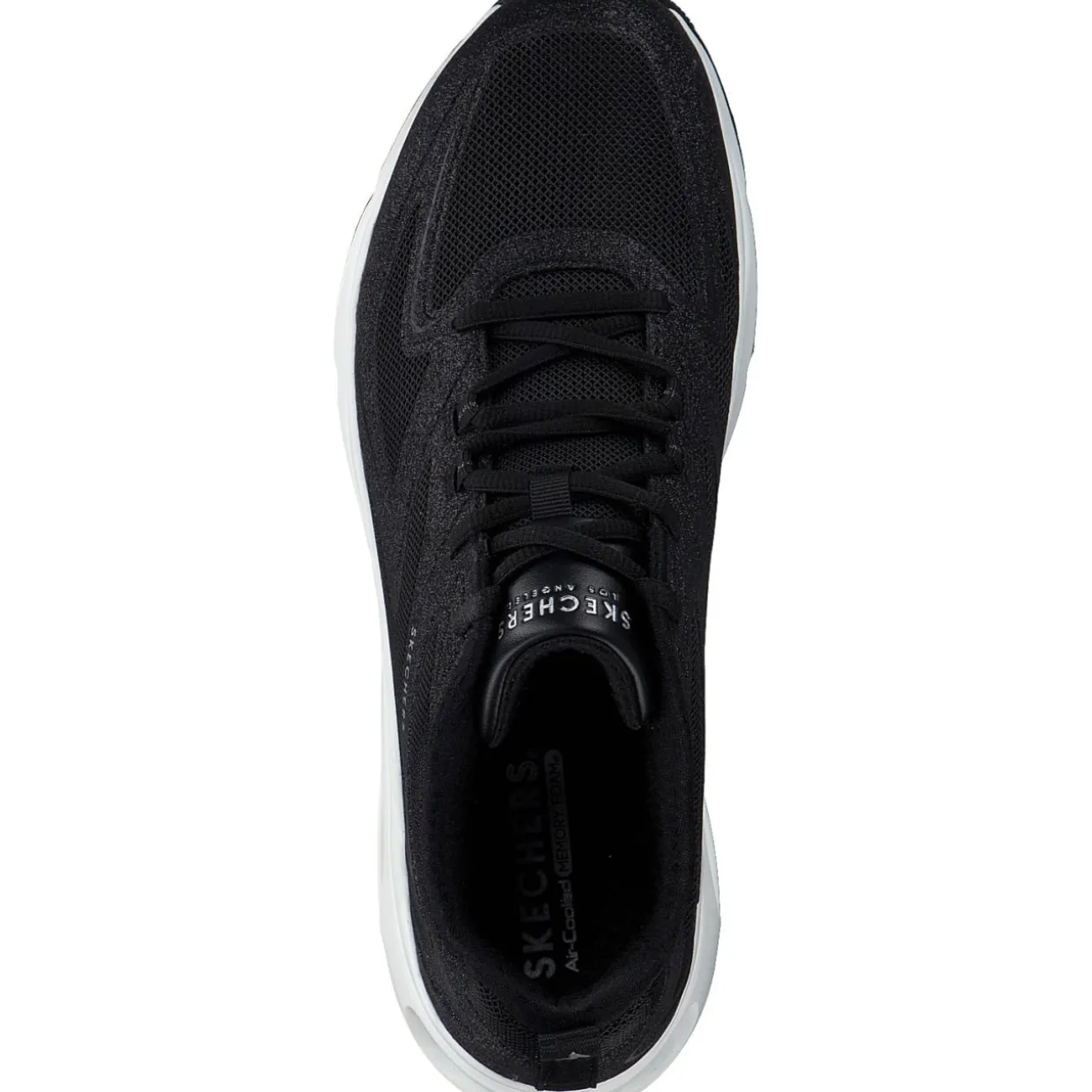 Skechers 177411-BLK TRES AIR UNO-GLIT AIRY, Schnürschuhe, Damen, BLACK GLITTER