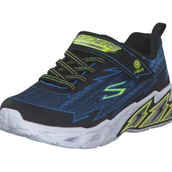 Skechers 400149L BKBL Light Storm 2.0, Slipper (Kinder), Kinder, black/blue/yellow