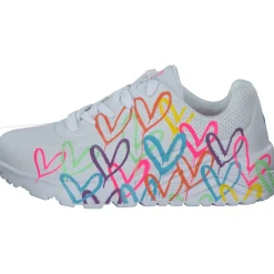 Skechers 314064L, Schnürschuhe, Damen, white/neon multi