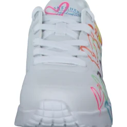 Skechers 314064L, Schnürschuhe, Damen, white/neon multi