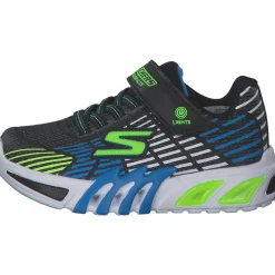 Skechers 400135L, Sneakers Low, Kinder, Schwarz/Blau/Grün