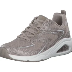 Skechers 177411-TPE TRES AIR UNO-GLIT AIRY, Schnürschuhe, Damen, TAUPE GLITTER