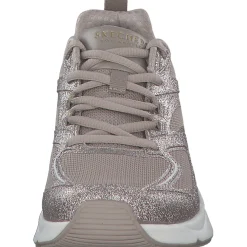 Skechers 177411-TPE TRES AIR UNO-GLIT AIRY, Schnürschuhe, Damen, TAUPE GLITTER