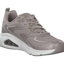 Skechers 177411-TPE TRES AIR UNO-GLIT AIRY, Schnürschuhe, Damen, TAUPE GLITTER