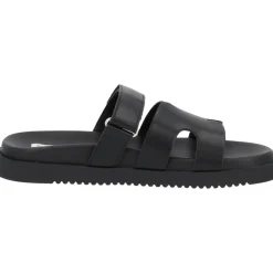 Steve Madden Missile SM11003028, Plateau-Pantoletten, Damen, black