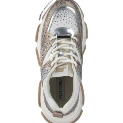 Steve Madden Privy SM19000082, Schnürschuhe, Damen, SILVER/GOLD CREAM