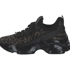 Steve Madden SM11003512-363 Maxilla-S, Schnürschuhe, Damen, black gold