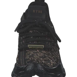Steve Madden SM11003512-363 Maxilla-S, Schnürschuhe, Damen, black gold