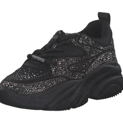 Steve Madden SM19000082-915 Privy, Schnürschuhe, Damen, black/silver