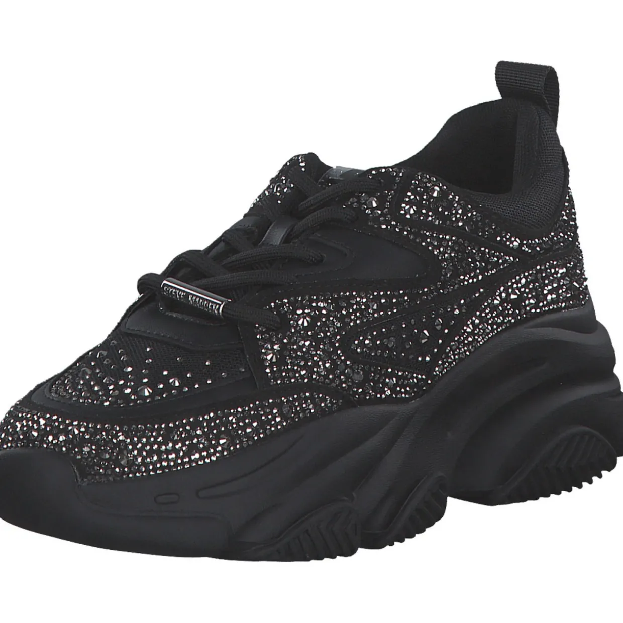 Steve Madden SM19000082-915 Privy, Schnürschuhe, Damen, black/silver