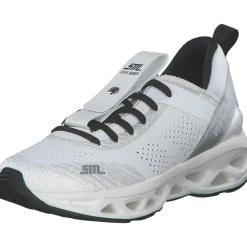 Steve Madden SM11003055-196 Surge 1, Schnürschuhe, Damen, white/silver