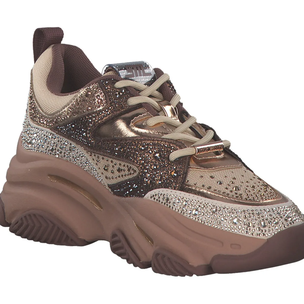Steve Madden SM19000082-CM3 Privy, Schnürschuhe, Damen, cappucino multi