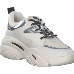 Steve Madden SM19000096-WBG Progessive, Schnürschuhe, Damen, offwhite/beige