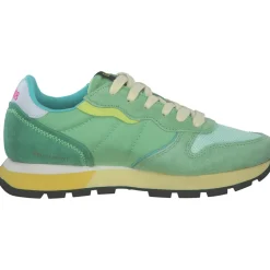 SUN68 35204, Schnürschuhe, Damen, verde