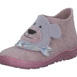 Superfit 1-006295-5500 HAPPY OCTI, Hausschuhe & Pantoffeln, Kinder, rosa/grau